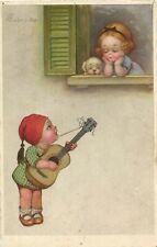 PC CPA E. COLOMBO, ARTIST SIGNED, SERENADE, Vintage Postcard (b26517) picture