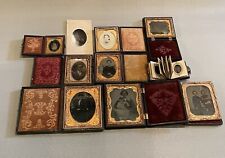 Antique Victorian Photograph Collection Lot Daguerreotype Tin Type Ambrotype picture