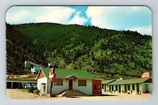 Idaho Springs CO-Colorado Peoriana Motel Antique c1960 Vintage Souvenir Postcard picture