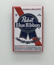 Pabst Blue Ribbon Beer Logo Fridge / Locker Magnet picture