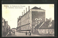 CPA Chauny, Le Faubourg du Brouage and the Saint-Charles Institution 1915  picture