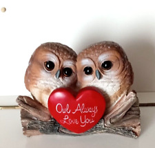 DWK Corporation Owl Couple Statue Owl Always Love You picture