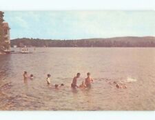 Pre-1980 SWIM AT CAMP NOTRE DAME BEACH Spofford By Keene & Brattleboro NH d6401 picture