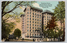Georgian Terrace Hotel Peachtree Street Atlanta Georgia 1913 Postcard - Posted picture