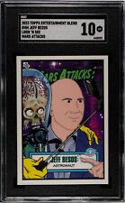 Jeff Bezos 2023 Topps Mars Attacks Look N See #4M Ent Blend SGC 10 Gem Mint picture