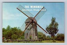 Jamestown RI-Rhode Island, The Windmill, Antique, Vintage Souvenir Postcard picture