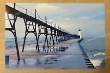 New Postcard 4x6 Manistee North Pierhead Lighthouse MI picture