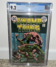Swamp Thing #10 CGC 9.2 Graded OW/White pages Last Berni Wrightson issue 1974 DC picture