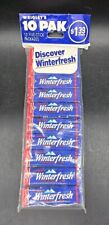 Vintage Wrigley's 10 Pack Winterfresh Chewing Gum Unopened Made in USA  picture