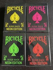 Bicycle Neon Rider Back Playing Cards - Limited Numbered Edition 1 Of 1,000 picture