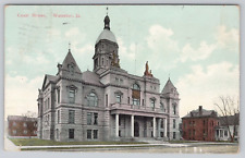 Vtg Post Card- Court House Waterloo, Iowa- B110 picture