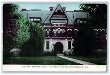 Urbana Illinois IL Postcard Natural History Building University Illinois c1911 picture