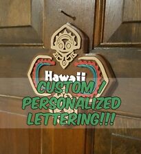 Polynesian Themed Tiki Sign / Plaque - CUSTOM LETTERING picture