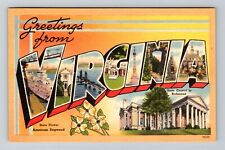 VA-Virginia, General Large Letter Greetings, Vintage Postcard picture