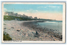 1923 Shore Scene Dover Bluffs York Beach Maine ME Vintage Posted Postcard picture