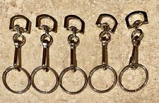 (5) pcs Stainless Steel Split Key Ring with Belt Clip and Toggle Connector  25mm picture