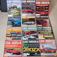 1978 Car and Driver Magazine Full Year 12 Issues Complete Vintage Lot of 12 picture
