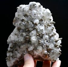 529g Natural Columnar Benz Calcite & Pyrite Symbiotic Mineral Specimen/ China picture
