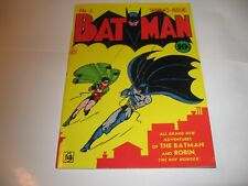 Batman #1 SPRING '40 -1st APPEARANCE 