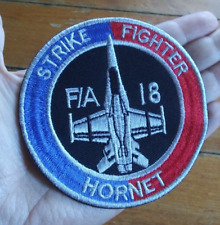 F/A-18 HORNET Strike Fighter Collectors Military Patch picture