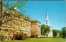 Springtime View at Middlebury College Middlebury Vermont Vintage Postcard picture