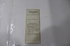 Antique Mortgage 1872 Shiawassee County, Michigan picture