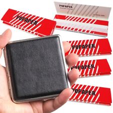 Classic Inner Elastic Band Case Box & POPAPER Red 70mm Cigarette Rolling Papers picture