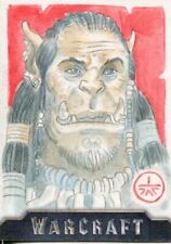 Topps Warcraft The Movie 2016 Sketch Card By Jeff Carlisle picture