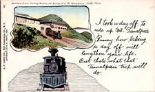  Postcard Mountain Train Summit Mt. Tamalpais CA California c.1901-1907    J-645 picture