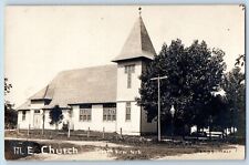 Broken Bow Nebraska NE Postcard RPPC Photo ME Methodist Church c1910's Antique picture