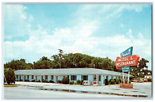 1962 Arrow Signage, Plunkett's Motel & Restaurant Branford Florida FL Postcard picture
