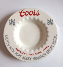 Vintage COORS Beer Ashtray ~ A. Coors Co. / Golden CO ~ 6