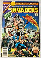 INVADERS KING-SIZE ANNUAL#1 - Alex Schomberg Cover Art - Fine Plus picture
