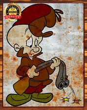 Elmer Fudd - Distressed Look - Metal Sign 11 x 14 picture