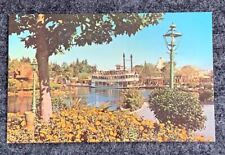The Sternwheeler Mark Twain Steams out of Frontierland Disneyland Postcard picture