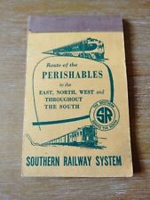 Notepad 1951 Southern Railway Vintage 3 1/2