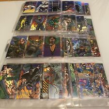 WILD C.A.T.S. 1993 Chrome Widevision COMPLETE SET #1-90 Trading Cards in SLEEVES picture