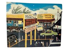 Vintage SIGNED Wolfie Cohen's Rascal House Restaurant Postcard Miami Beach FL picture