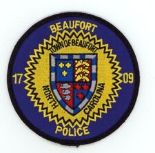 NORTH CAROLINA NC BEAUFORT POLICE NICE SHOULDER PATCH SHERIFF picture