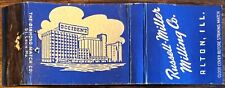 Russell-Miller Milling Co Alton IL Illinois Occident Flour Matchbook Cover picture