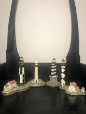 Spoontiques Lighthouse Figurines Lot Of 4 5” inches picture