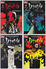 Bram Stoker's Dracula Comics (1992) NO CARDS 1-4 Topps Comics VF +bags/boards picture
