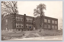 RPPC Mountain View Missouri Public School Real Photo Postcard C1940 picture
