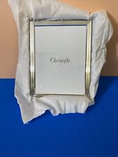 Christofle Silverplate Filets Photo Frame 8 x 11 in Silver Pleated NWT $360.00 @ picture