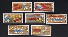 SMURF Supercards 2.5x5in Topps (1982) lot of 7  picture