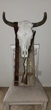 Rustic, Cowboy, Custom Bull Skull Wall Art, **1 OF 1** OPEN TO OFFERS picture