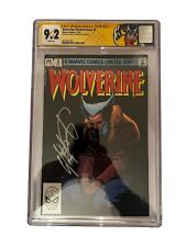 Wolverine Limited Series #3 CGC 9.2 WHITE (1982) Signed By Chris Claremont picture
