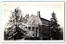 Ames Iowa IA RPPC Photo Postcard Administration Building U.S.N.T.S. c1940's picture