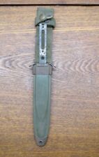 VINTAGE WWII USM4 IMPERIAL BAYONET w/ USM8A1 WD SCABBARD picture