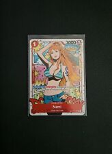 ST01-007 Nami TR OP06 Wings Of The Captain Treasure Rare One Piece TCG Card picture